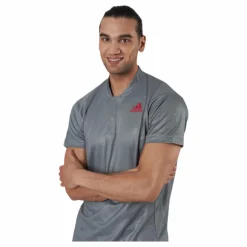 adidas Tennis Freelift Polo Shirt Primeblue Grey Grå