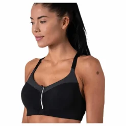 Front Zip Sports Bra Grey*Casall Clearance