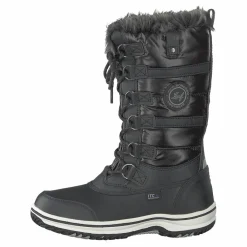 Leaf Frostby Waterproof Solidblack Grå och Svart Discount