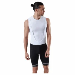 Fujin Tights Short Suspenders Bib White/Black*Odlo Sale