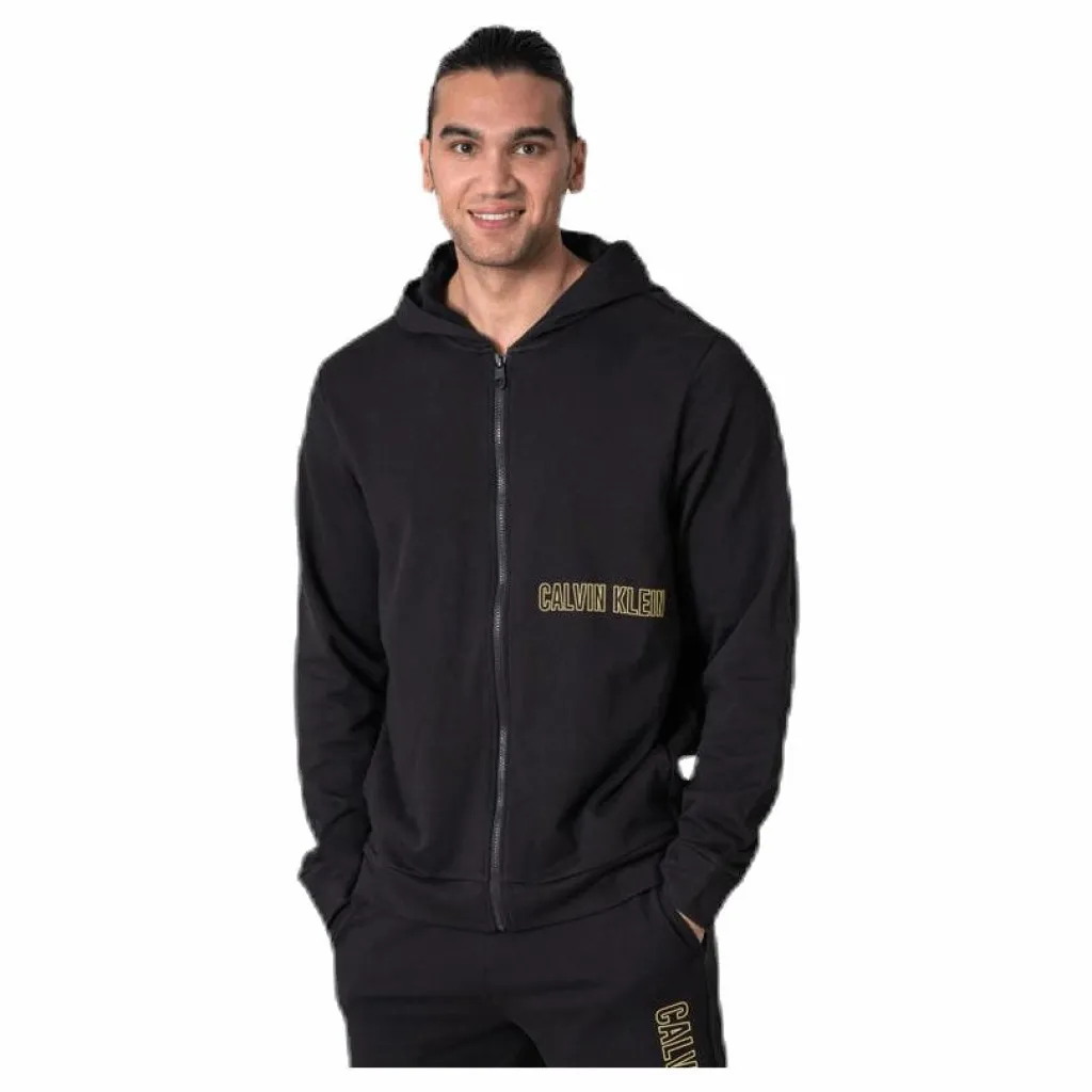 Full Zip Hooded Jacket Black*Calvin Klein Online