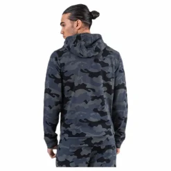 Calvin Klein Full Zip Hooded Jacket Black Svart Sale