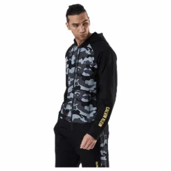 Calvin Klein Full Zip Hooded Jacket  Patterned/Black Mönstrad och Svart