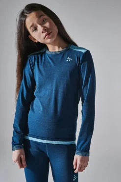 Craft Fuseknit Comfort Rn Ls Beat/area Blå Hot