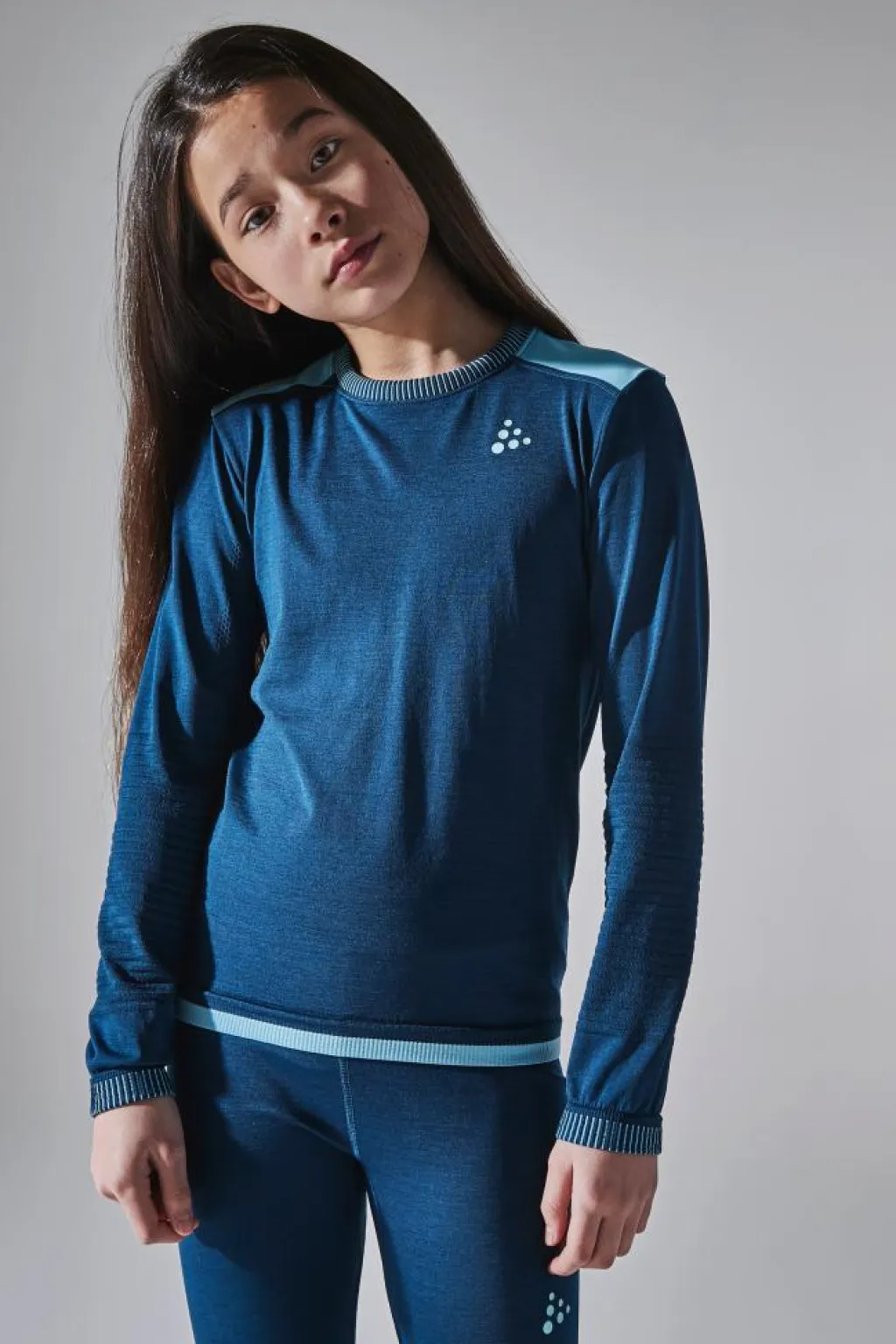 Craft Fuseknit Comfort Rn Ls Beat/area Blå Hot
