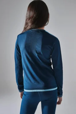 Craft Fuseknit Comfort Rn Ls Beat/area Blå Hot