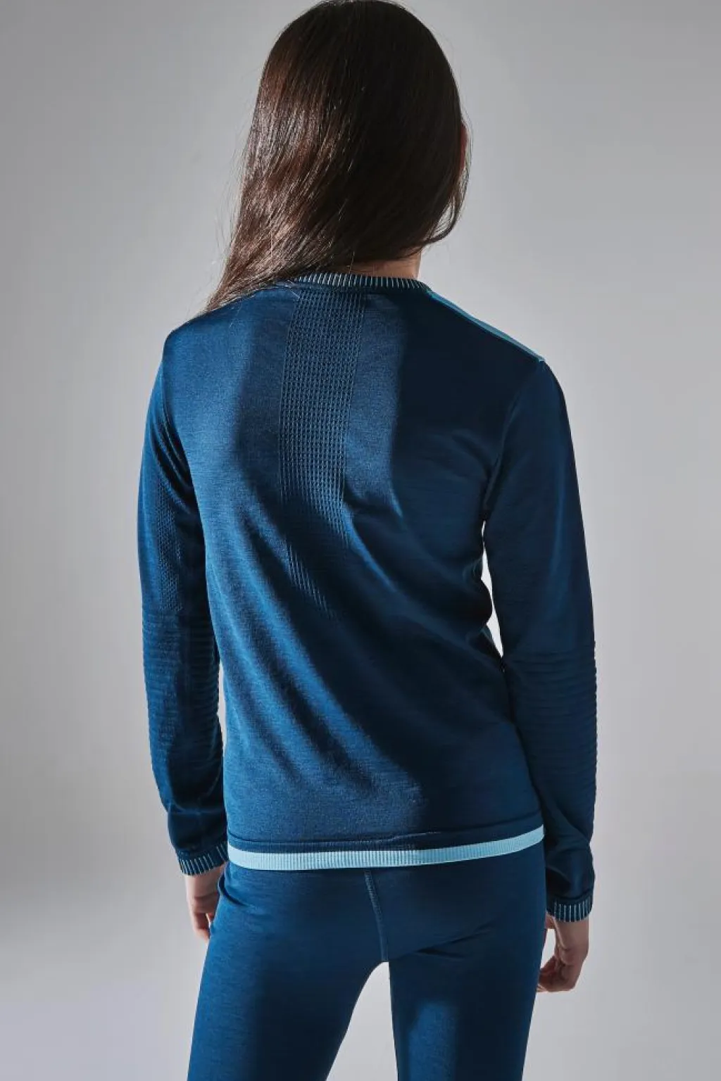 Craft Fuseknit Comfort Rn Ls Beat/area Blå Hot