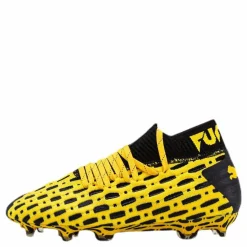 Puma Future 5.1 Netfit FG/AG Junior Black/Yellow Svart och Gul Clearance