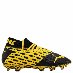 Puma Future 5.1 Netfit FG/AG Junior Black/Yellow Svart och Gul Clearance