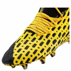 Puma Future 5.1 Netfit FG/AG Junior Black/Yellow Svart och Gul Clearance