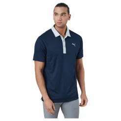Puma Golf Gamer Polo Navy Blazer-high Rise Blå Sale
