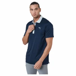 Puma Golf Gamer Polo Navy Blazer-high Rise Blå Sale