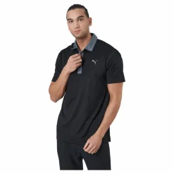 Gamer Polo Puma Black-quiet Shade*Puma Golf Hot