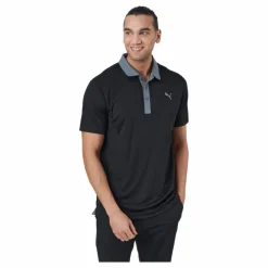 Gamer Polo Puma Black-quiet Shade*Puma Golf Hot