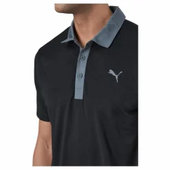 Gamer Polo Puma Black-quiet Shade*Puma Golf Hot