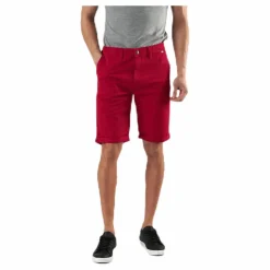 Vinson Polo Club Garret Chino Shorts Red Röd New
