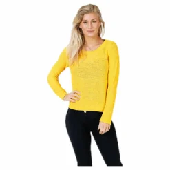 Geena Xo L/S Pullover Knt Yellow*Only Hot