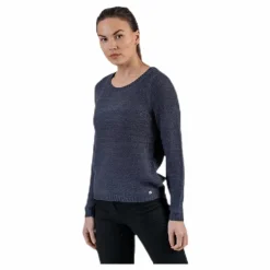 Only Geena Xo L/S Pullover Knt Blue Blå