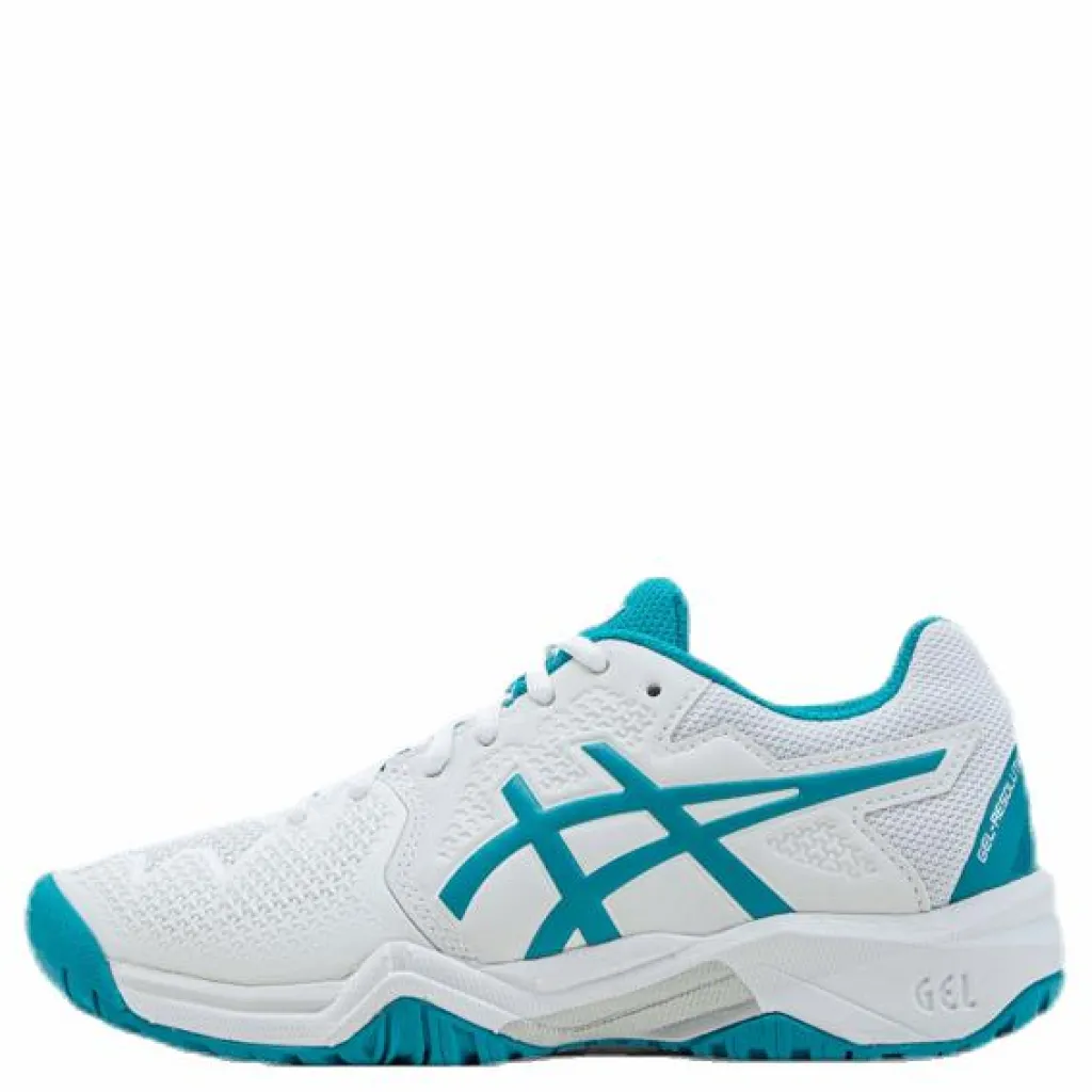 Gel-Resolution 8 GS White/Turquoise*ASICS Online