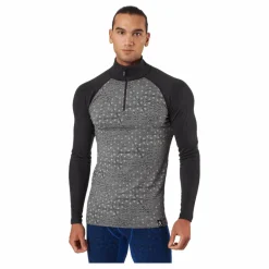 Geo Merino Wool Halfzip Dgrey*Bula Sale