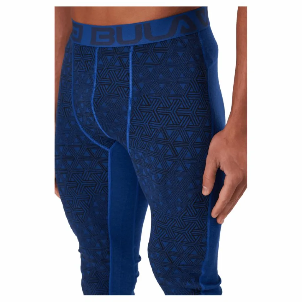Bula Geo Merino Wool Pants Lapis Blå Sale