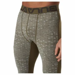 Bula Geo Merino Wool Pants Moss Grå Best