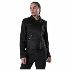 Only Gerry Faux Suede Biker Otw Black Svart Sale