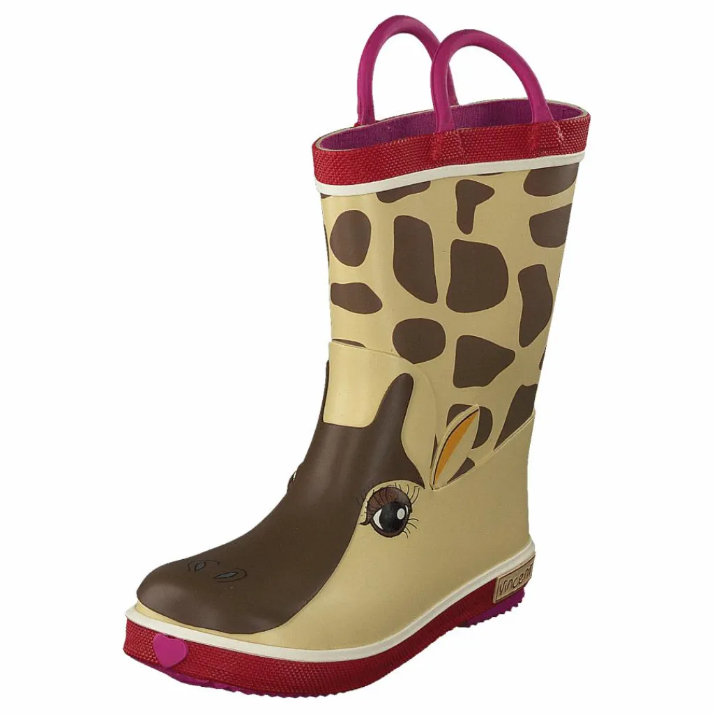 Vincent Giraffe Pink Brun och Beige Hot