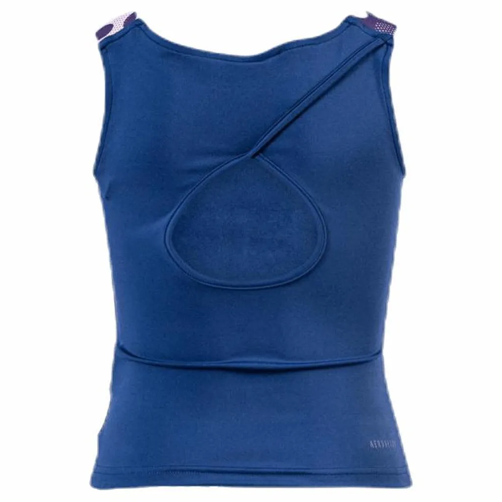 adidas Girl Keyhole Tank Blue Blå Sale