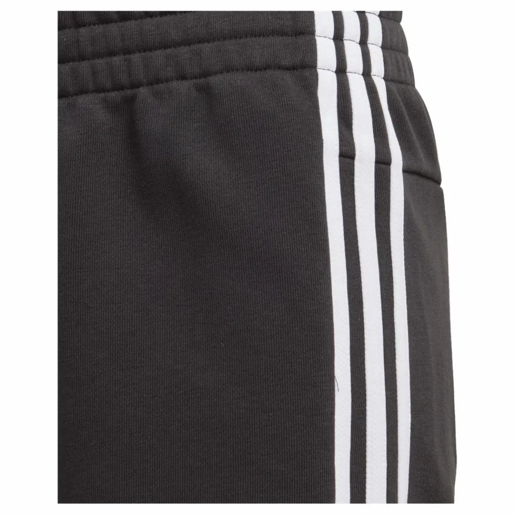 adidas Girls 3 Stripe Shorts White/Black Svart Best