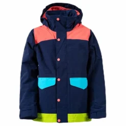 Girls Echo Jackets Blue/Orange*Burton