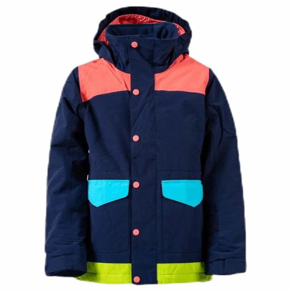 Girls Echo Jackets Blue/Orange*Burton