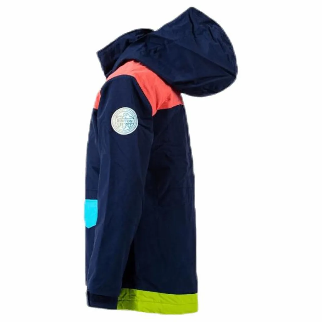 Girls Echo Jackets Blue/Orange*Burton