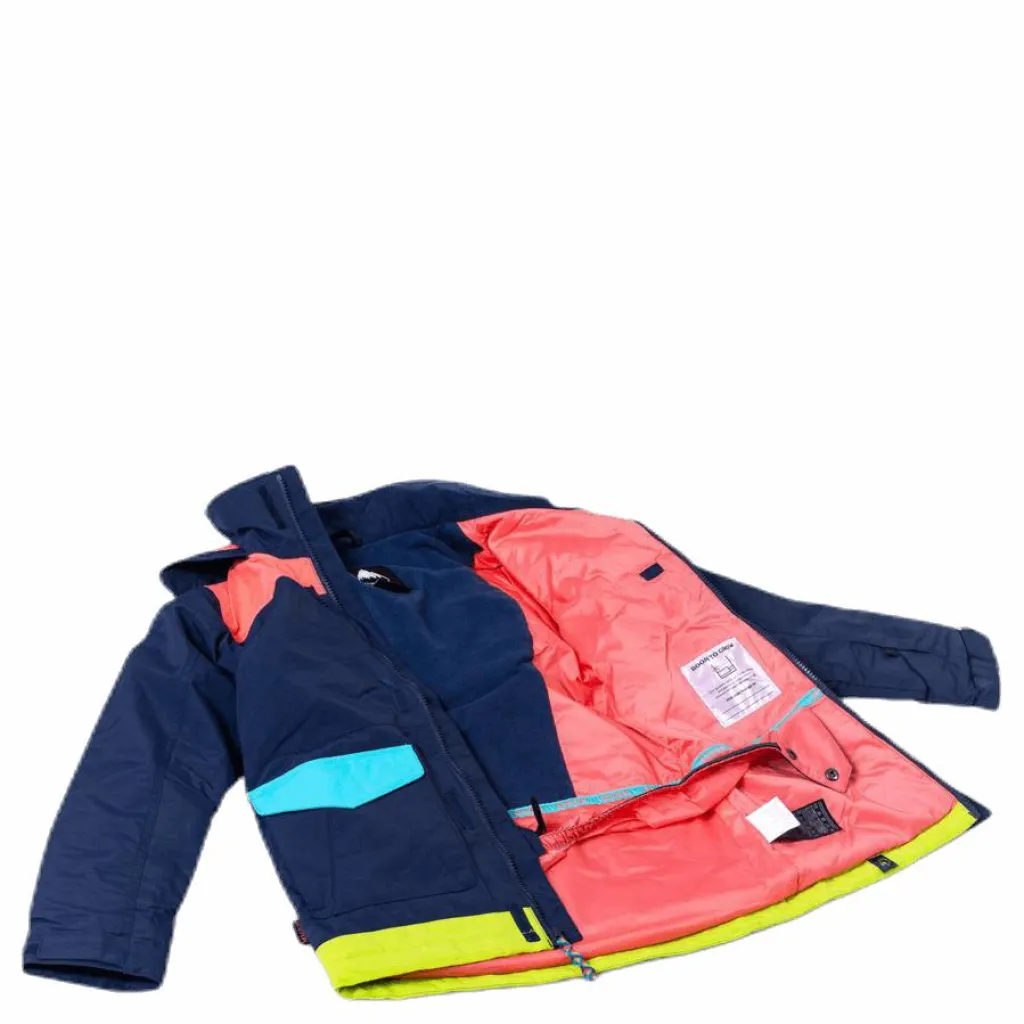 Girls Echo Jackets Blue/Orange*Burton