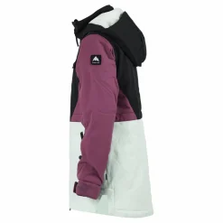 Burton Girls' Khione 2l Jacket True Black/vivid Viola/jewel G Svart Best