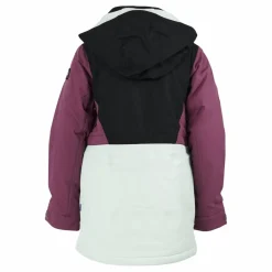 Burton Girls' Khione 2l Jacket True Black/vivid Viola/jewel G Svart Best