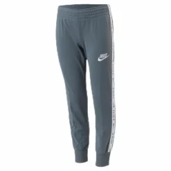 Nike Girls Track Suit Tape  White/Grey Grå