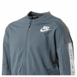 Nike Girls Track Suit Tape  White/Grey Grå