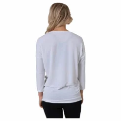 Glamour 3/4 Top Jrs White*Only New