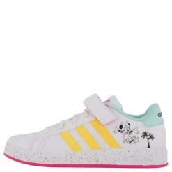 adidas Grand Court Minnie El K Ftwwht/spark/pulmag Vit New