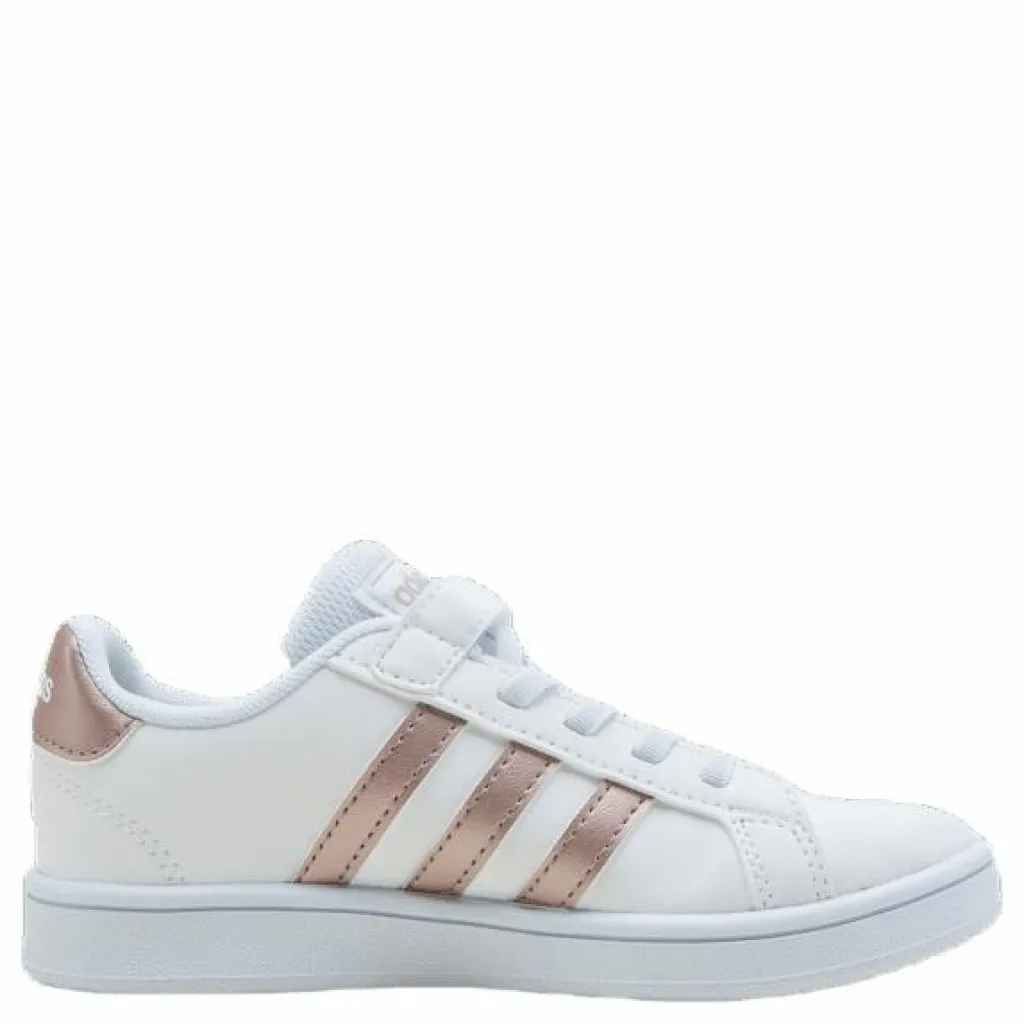 adidas Grand Court Shoes Cloud White / Copper Met. / Light Granite Vit Outlet