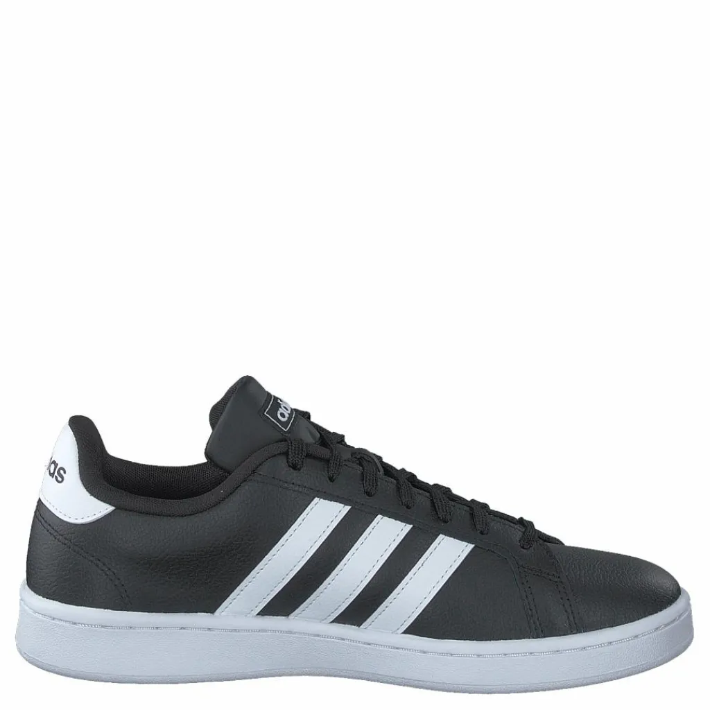 adidas Grand Court Shoes Core Black / Cloud White / Cloud White Svart New