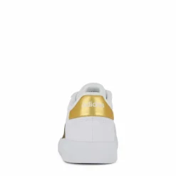 Grand Court Sustainable Lace Shoes Cloud White / Cloud White / Matte Gold*adidas Best