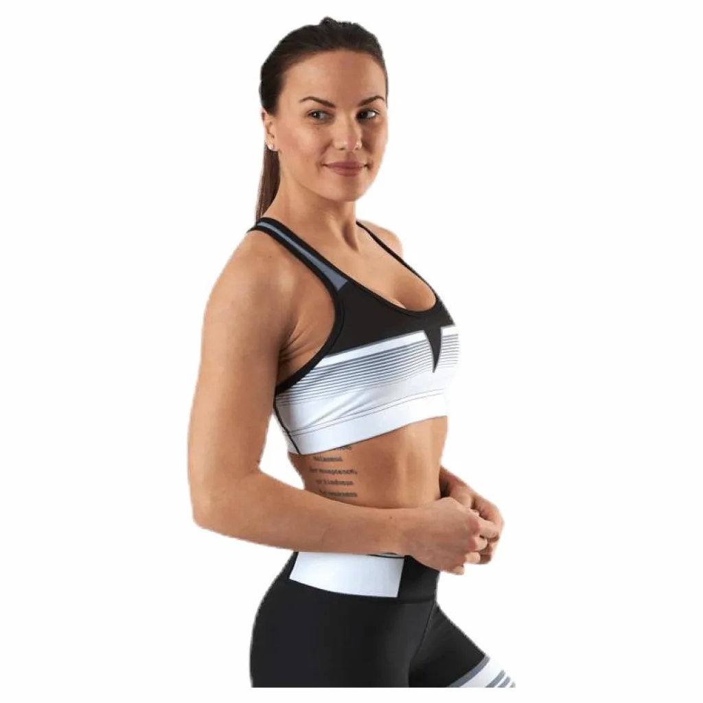 Gavelo Grand Slam Black Sport Bra White/Black Vit och Svart Hot