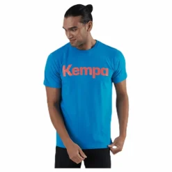 Kempa Graphic T-shirt Blue Blå New