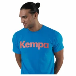 Kempa Graphic T-shirt Blue Blå New