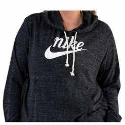 Nike Gym Vintage Hoodie Plus Black Svart Online