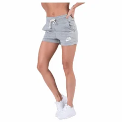 Nike Gym Vintage Short Grey Blå Sale