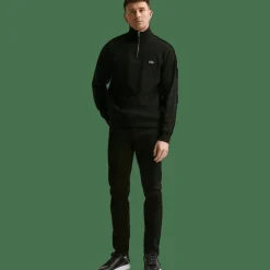Lacoste Half Zip Sweatshirt 031 Black Discount