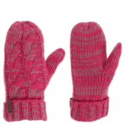 Handlight Reflective Mitten Pink/Grey*Lindberg Online